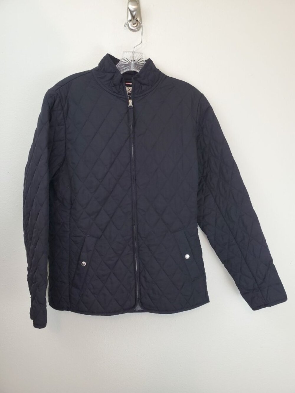 Lands' End lightweight quilted full zip jacket, black - Picture 12 of 12